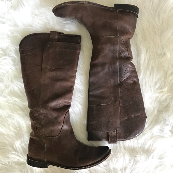 Frye Shoes - Frye Paige Tall Brown Riding Boots*SENT TO COBBLER